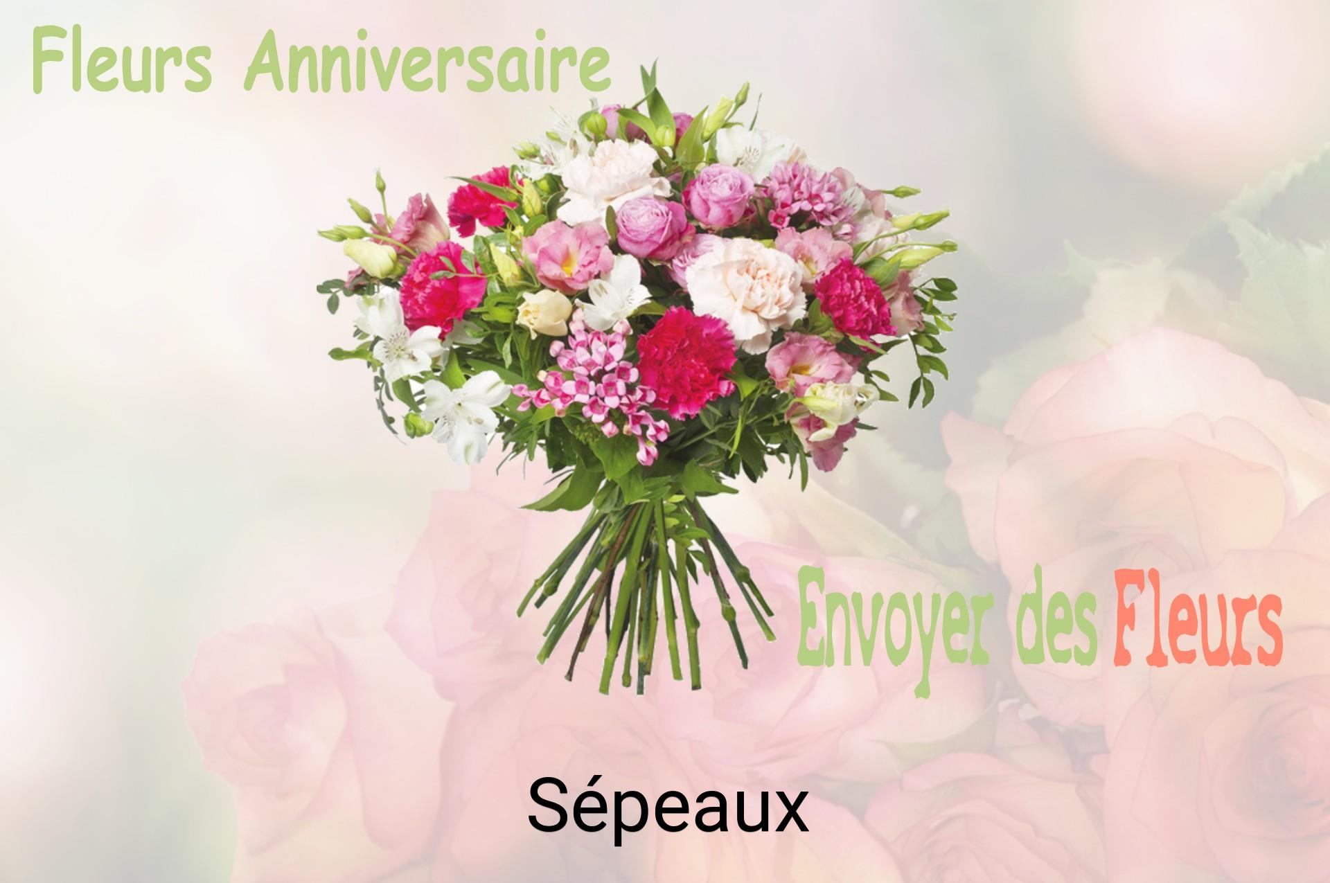 Bouquet de fleurs d’anniversaire livré à Sépeaux